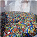Overseas Supply of 200 Tons of Mixed Color HDPE Bottle Cap Regrind from the USA