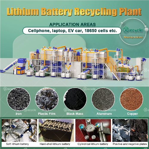 Cylindrical Lithium Battery/Car Lithium Battery/Waste Soft Package Lithium Battery Recycling Machine