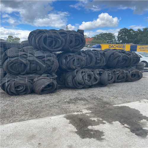 1000 MT of Small Car Pressed Tyre Scrap Available for Sale from Hamburg, Germany