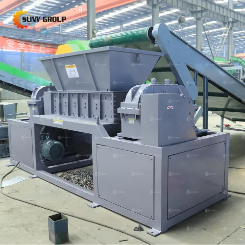Shredders | Industrial Double Shaft Shredding Machine thumbnail 2