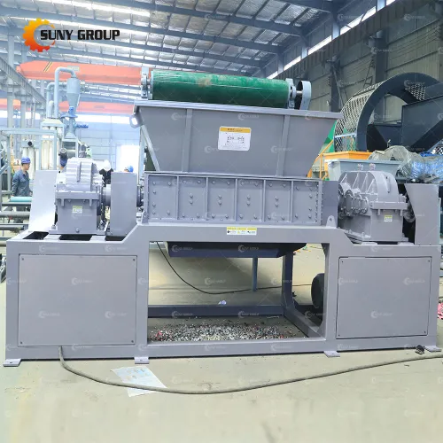 Shredders | Industrial Double Shaft Shredding Machine thumbnail 4
