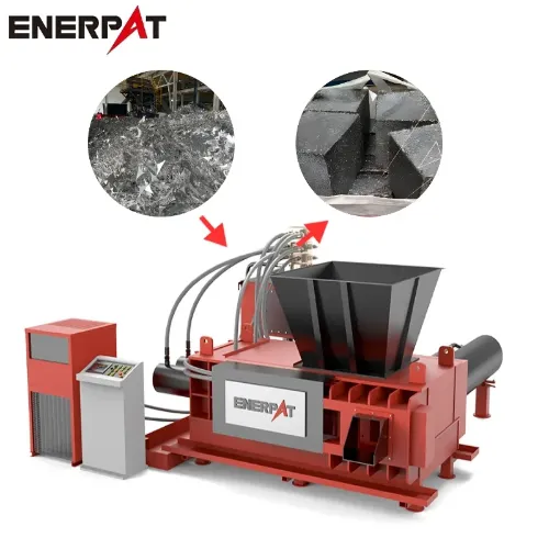Balers | Automatic Hydraulic Baling Press Machine with Hopper Feeding System for Metal Recycling thumbnail 4