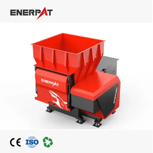 Shredders | Industrial Plastic Drum Single Shaft Shredder for HDPE Blue Barrel Recycling