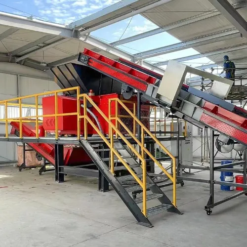 Shredders | Industrial Plastic Drum Single Shaft Shredder for HDPE Blue Barrel Recycling thumbnail 3