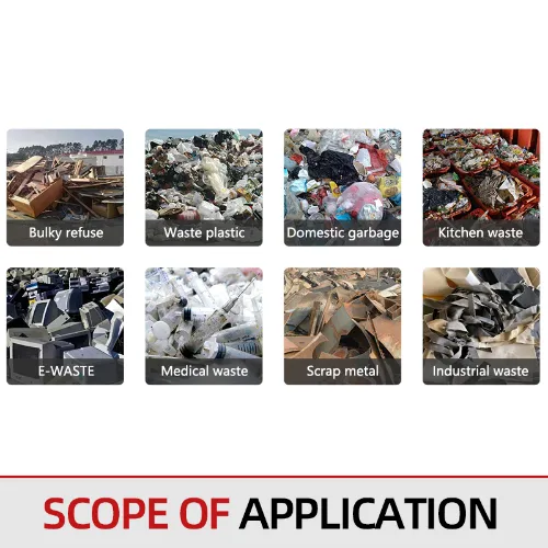 Shredders | Industrial Plastic Drum Single Shaft Shredder for HDPE Blue Barrel Recycling thumbnail 4
