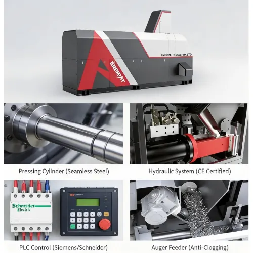 Balers | Metal Chips Briquetting Machine for Steel Aluminum Copper Brass Nickel and Alloy Recycling