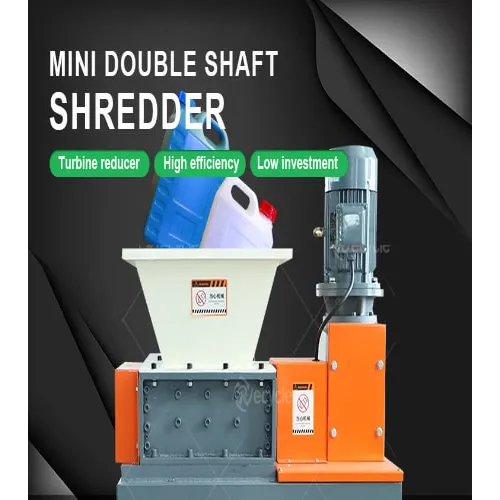 Shredders | Mini Double Shaft Shredder Machine