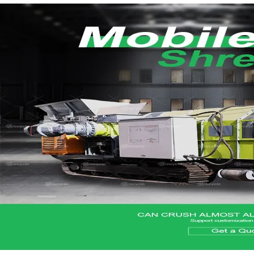 Shredders | Mobile Double Shaft Shredder Machine