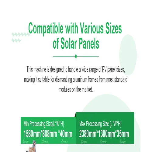 OTHER | Semi-Automatic Solar Panel Frame & Junction BOX Removal Machine thumbnail 3