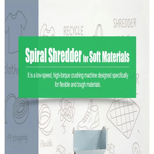 Shredders | Spiral Crusher Shredder Machine