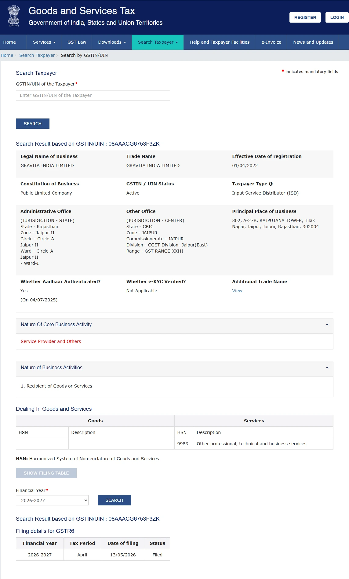 Recycleinme Verified Credential for GRAVITA INDIA LIMITED