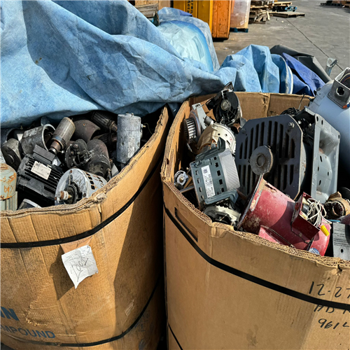 21 Tons of Mixed Motor Scrap Ready for Global Shipping from the United ...
