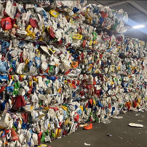 HDPE | RR4386I Mixed Color HDPE Bottle Scrap in Bales
