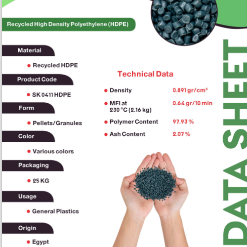 Polyethylene | Recycled Colored HDPE Pellets