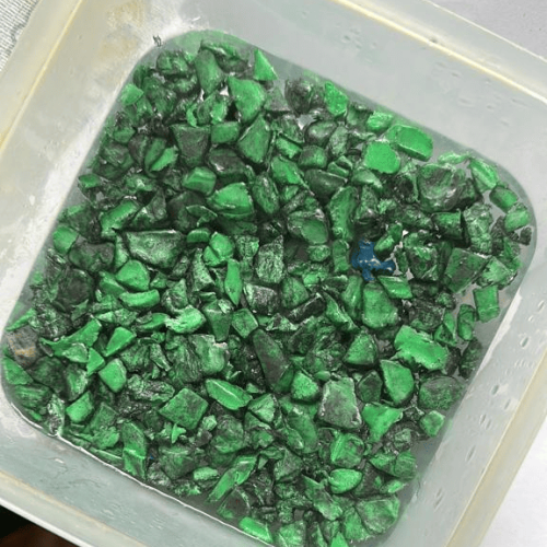 HDPE | Available Six Containers of Green HDPE Regrind with Global Shipping from Houston