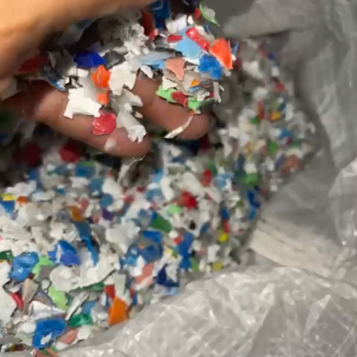 HDPE | Selling 20 MT of HDPE Washed Mixed Color Bottle Regrinds from USA for Worldwide Export