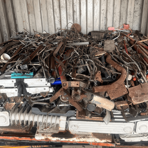 Scrap Metal | 500 MT of HMS 1 & 2 Scrap Ready for Export from Khalifa Bin Salman Port, Bahrain