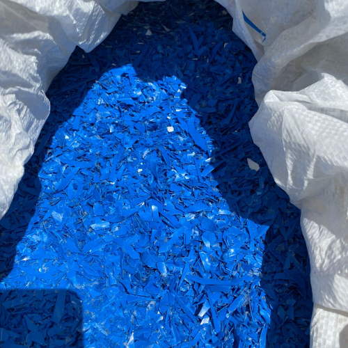 Polyethylene | Bulk Supply of 800 MT PE Regrind (Blue Sheet) from Oman to International Markets