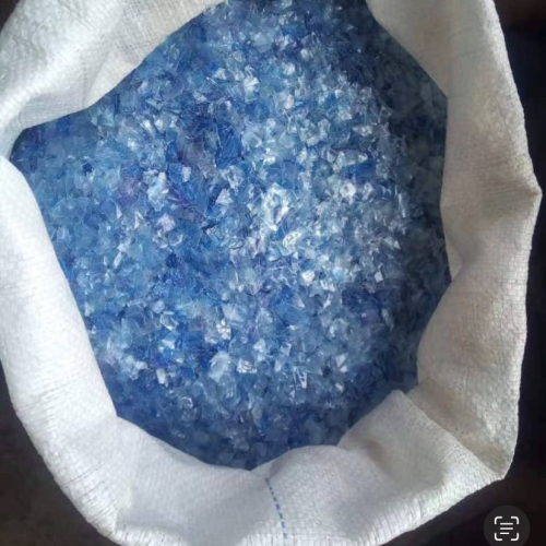 PET | Global Supply: 500 MT Hot Washed PET Flakes in Blue Available from Italy