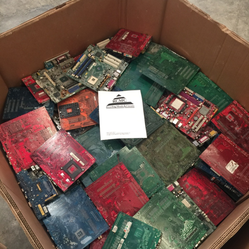 Electronic Scrap | PCB & Computer Memory Scrap for Sale – 50 Tons Ready for Export from Mexico