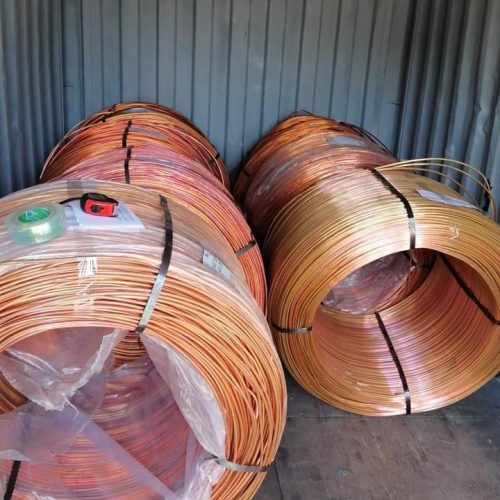 Copper | Copper Wire Rod 8 mm - 100 MT Ready for Export from Alexandria Port, Egypt