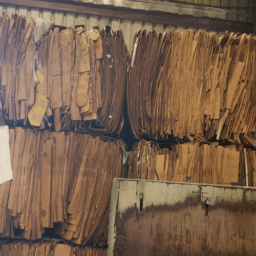 Cardboard | 150 MT of Cardboard Scrap Ready for Export from Castries, Saint Lucia