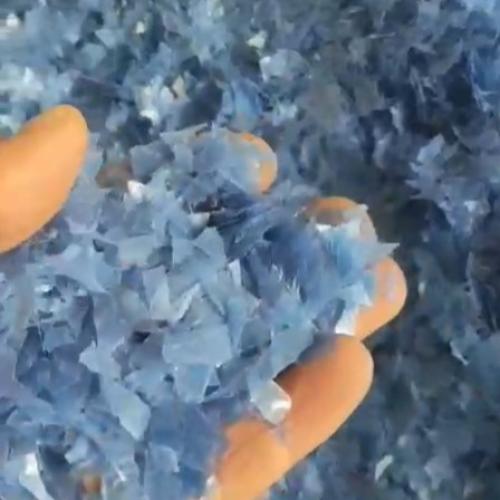 PET | PET Flakes (Light Blue, Clean and Sorted PET Flakes)