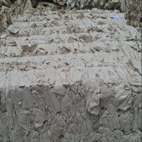 Baled | Bulk Export of 36 MT Tissue 100% Recycled Kraft Paper from Mexico to Global Markets