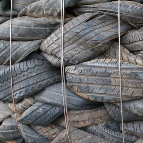Tyres | Baled Tyre Scrap in Large Quantity Ready for Worldwide Shipment from Durban Port