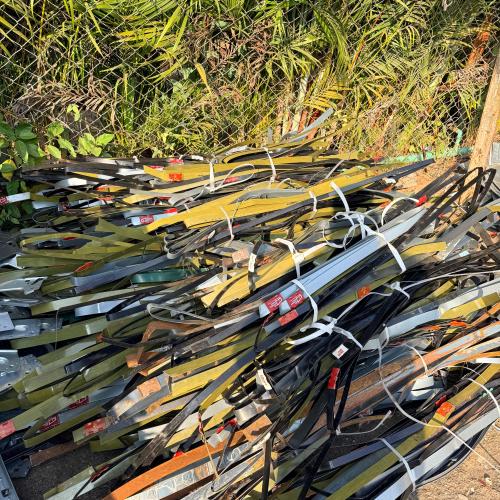 Scrap Metal | 480 MT Galvanized Steel Shavings & Side Scrap – Export Ready from Goa, India