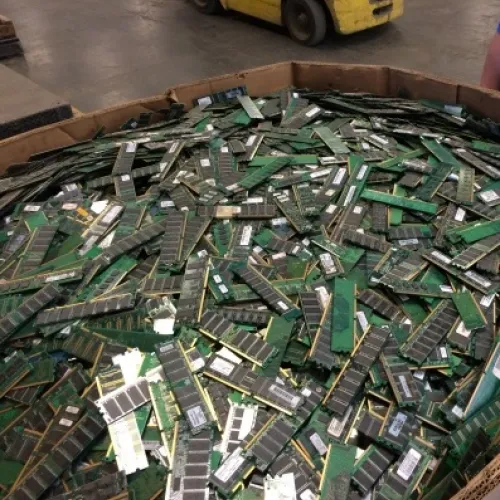 Electronic Scrap | Gold Finger RAM Memory Scrap Gold Recovery