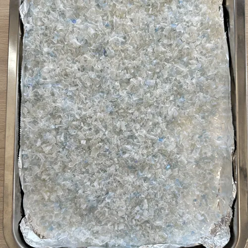 PET | Hot Washed Recycled PET Flakes – Blue & White Grade