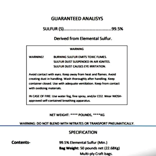 OTHER | Premium Sulfur