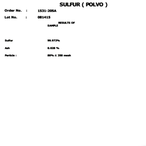 OTHER | Premium Sulfur